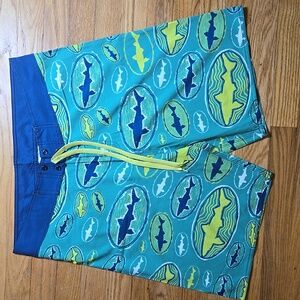 Dogfish Head Brewery logo swim board shorts